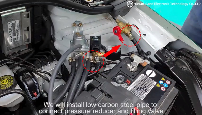 Latest company Cases about 3-4 চাপ হ্রাসকারী এবং ভরাট ভালভ সংযোগ করতে কম কার্বন ইস্পাত পাইপ ইনস্টল করুন