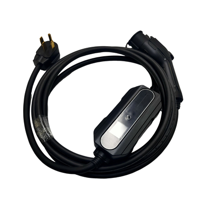 Nema14-50 চার্জিং প্লাগ Type2 EV পোর্টেবল চার্জার 1 ফেজ AC 32A অ্যাডজাস্টেবল