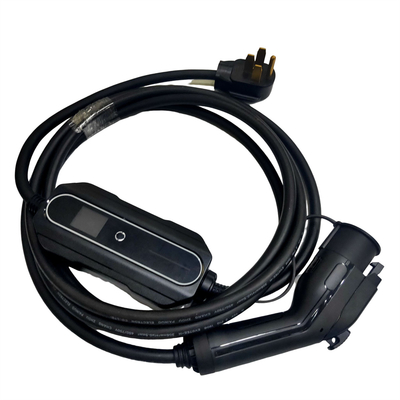 Nema14-50 চার্জিং প্লাগ Type2 EV পোর্টেবল চার্জার 1 ফেজ AC 32A অ্যাডজাস্টেবল