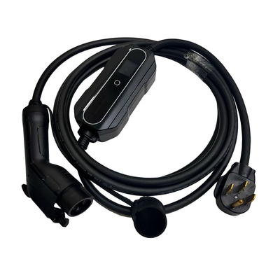 Nema14-50 চার্জিং প্লাগ Type2 EV পোর্টেবল চার্জার 1 ফেজ AC 32A অ্যাডজাস্টেবল