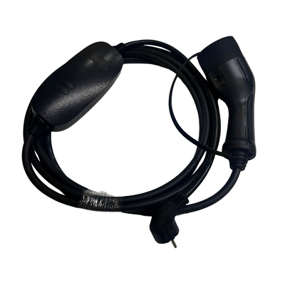 AC 16A ইউরোপীয় 1 ফেজ 1.0 EV পোর্টেবল চার্জার টাইপ 2 IEC62196
