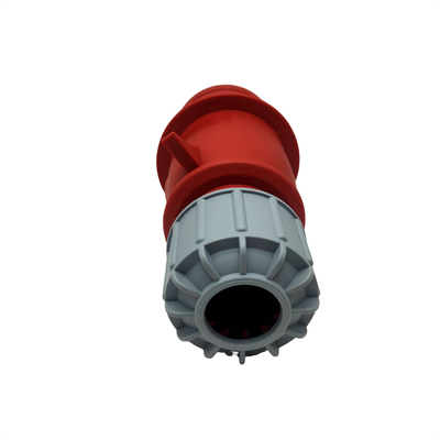 লাল কানেক্টর সহ LLANO জলরোধী 380V-415V CEE চার্জিং প্লাগ 5 পিন 7KW