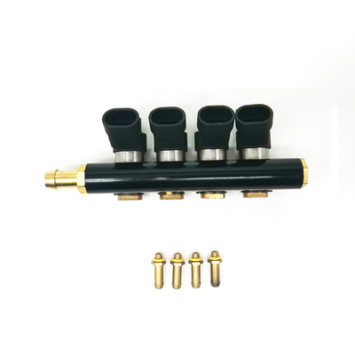 1 Ω উচ্চ গতির 4 সিলিন্ডার LN-LHS04 এলপিজি সিএনজি ইনজেক্টর রেল সমস্ত গাড়ির জন্য সিএনজি / জিপিএল রূপান্তর কিটগুলির জন্য