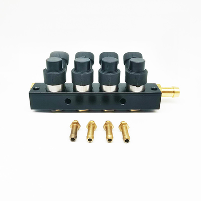 1 Ω উচ্চ গতির 4 সিলিন্ডার LN-LHS04 এলপিজি সিএনজি ইনজেক্টর রেল সমস্ত গাড়ির জন্য সিএনজি / জিপিএল রূপান্তর কিটগুলির জন্য