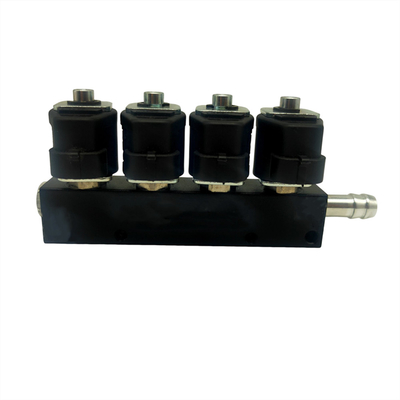 4 সিলিন্ডার যানবাহনের জন্য খাদ 12V এলপিজি সিএনজি ইনজেক্টর পেশাগতভাবে পরীক্ষিত 3 ওহম প্রতিরোধের