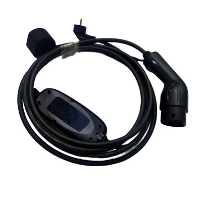 Good price 1 ফেজ 16A 3.5KW IEC62196 EV পোর্টেবল চার্জার 1.0 টাইপ 2 শুকো চার্জিং প্লাগ সহ অনলাইন